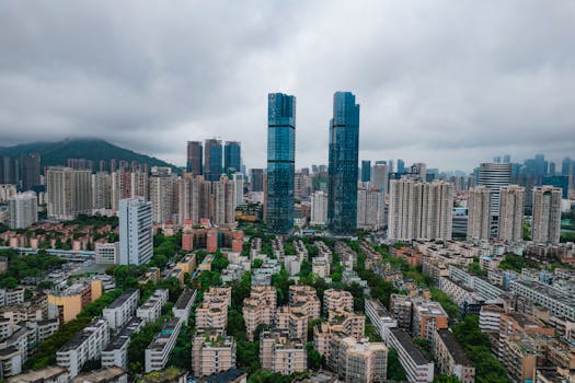 Skyline Jewel Hotels in China Shenzhen Towers