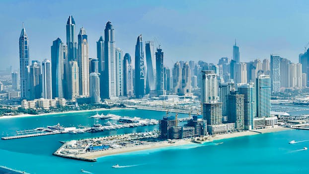 Skyline Luxury Hotels in United Arab Emirates Dubai Marina Views